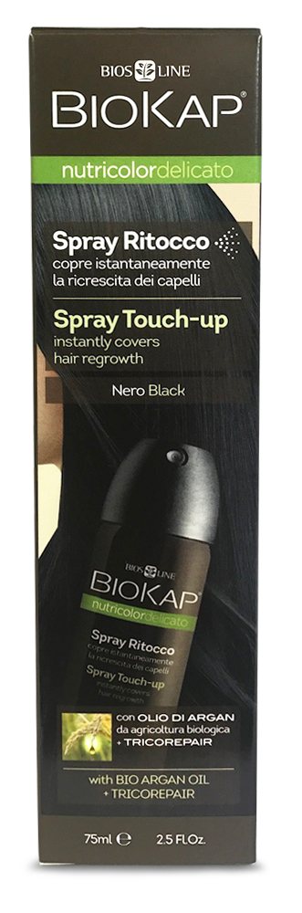 Spray Retoque Raices Negro 75Ml (Biokap)