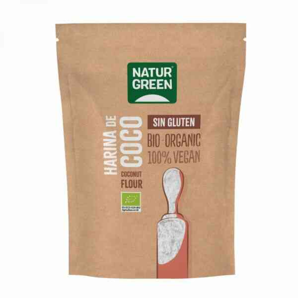 Naturgreen harina de coco bio sin gluten 500 GR (Naturgreen)