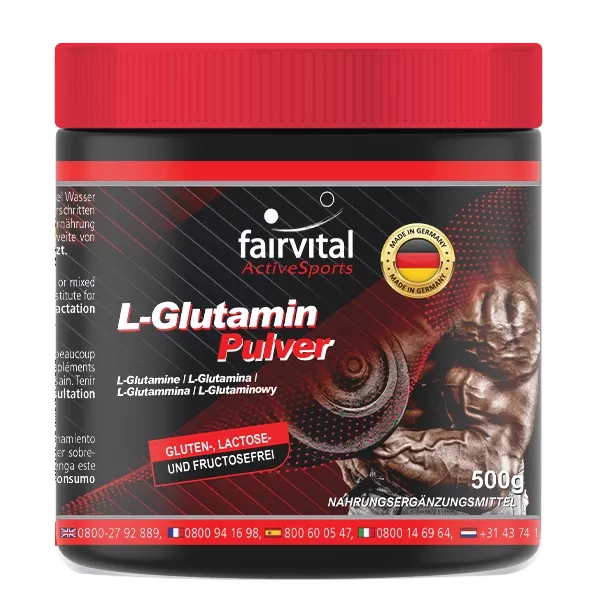 Glutamina 500 Grs. Polvo (Fairvital)