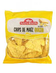 Chips de Maiz con Sabor a Queso 75 gr. (Natursoy)