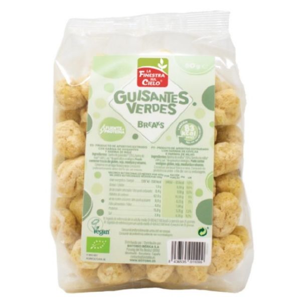 Breaks "Bolitas" De Guisantes Verdes 50Gr (Finestra)
