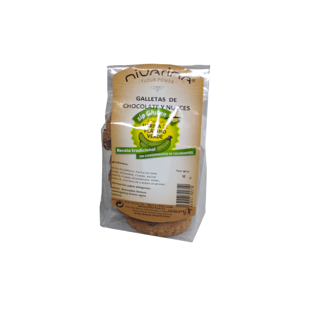 Galletas Chocolate y Nueces 140 Gr. (Nivarina)