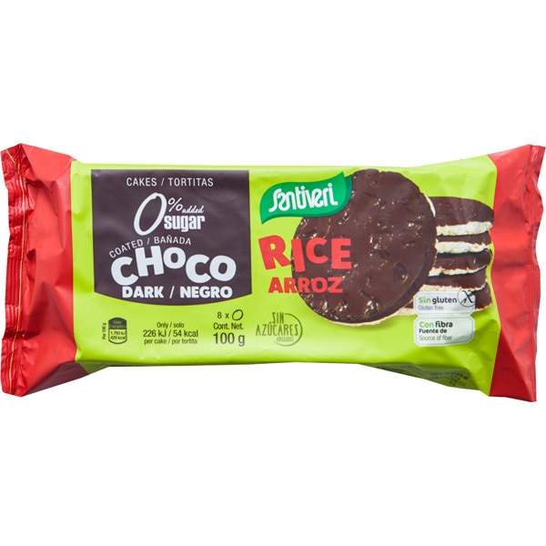 Tortitas De Arroz Choco Negro 100 Grs. (El Granero) (copia)