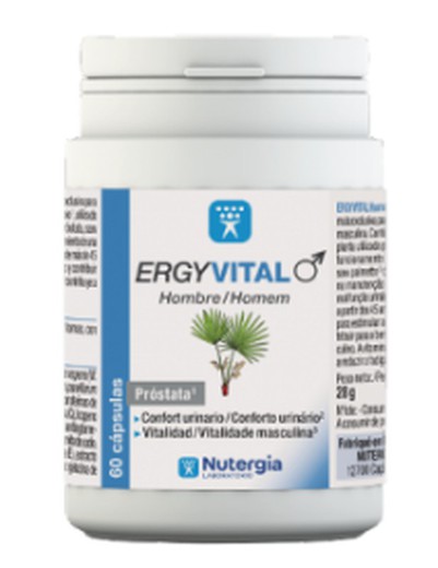 ErgyVital Hombre 60 Caps. (Nutergia)