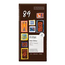 [4044889003420] Chocolate Negro Superior Peru 89% Cacao 80 Grs. (Vivani)