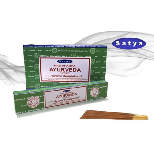 [8904234402659] Incienso Nag Champa Ayurveda 15Gr (Satya)