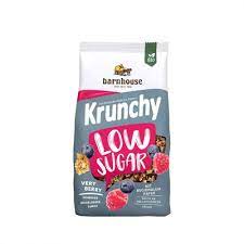 [4021234101239] Krunchy Low Sugar Bayas 375Gr (Barnhouse)