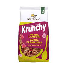 [4021234131205] Krunchy Amaranto Frambuesas y Aronia 375Gr (Barnhouse)