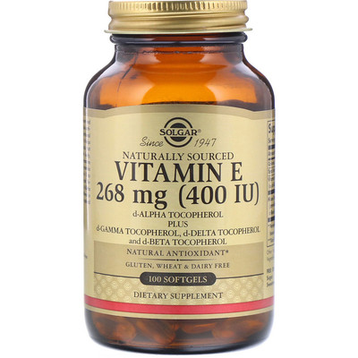 [033984035027] Vitamina E 400 Ui 268 Mg 100 Perlas (Solgar) (copia)