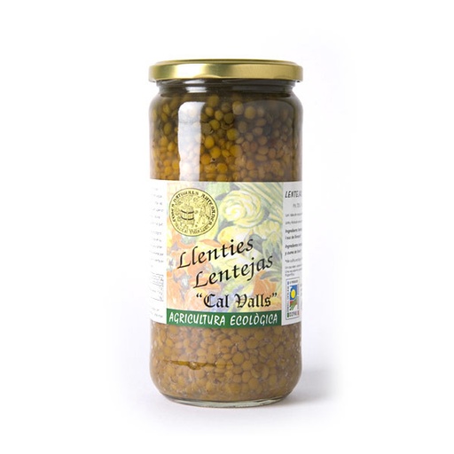 [8427406067116] Lentejas Cocidas Bio 500 gr. (Cal Valls)