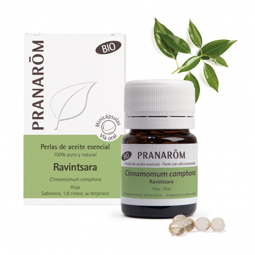 [5420008523618] Ac. Esencial Ravintsara Bio 60 Perlas (Pranarom)