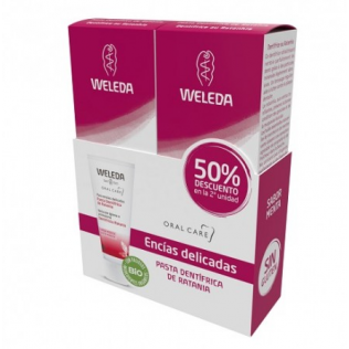 [8436541424142] Pack Duo Dentifrico Ratania 75Ml (Weleda) (copia)