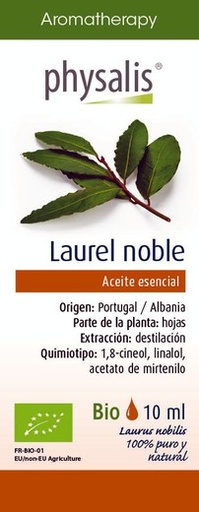 [5412360010523] Aceite Esencial Laurel Noble 10 ml. (Physalis)