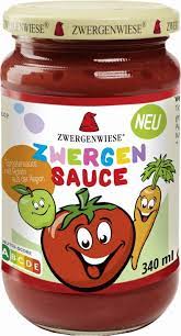 [4019736011149] Salsa Tomate Niños Kinder 340 Ml.(Zwergenwiese) (copia)