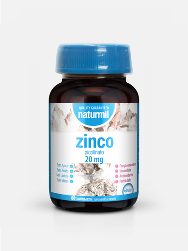[5605481408717] Zinc Picolinato 20 mg. 60 Comp. (Naturmil)