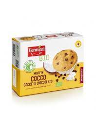 [8001091003965] Muffin con Virutas Chocolate y Coco 160 gr (Germinal)