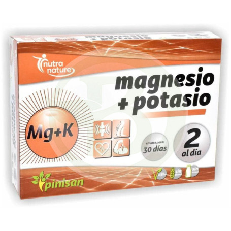 [8435001008564] Magnesio Potasio 60 Comp. (Pinisan)