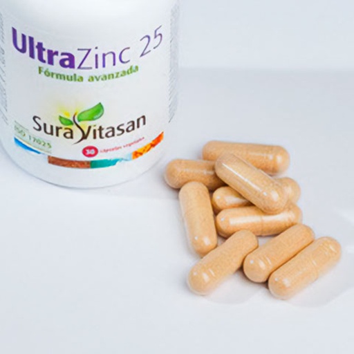[628747115926] Ultra Zinc 25  30 Caps. (Suravitasan)