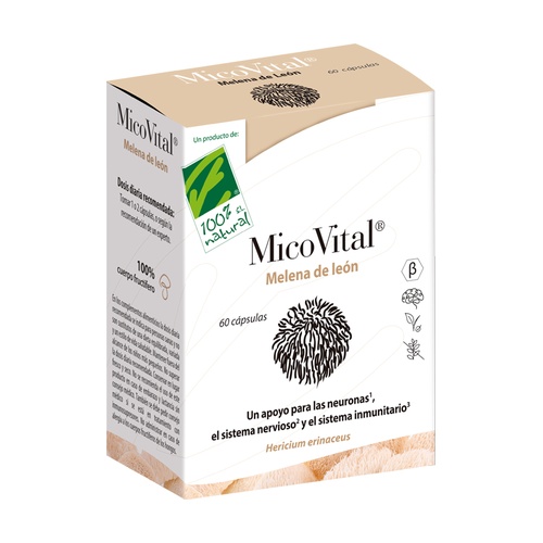 [8437019352455] MicoVital Melena de Leon  60 Caps. (100% Natural)