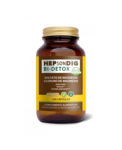 [8437018752522] Hepsondig Bi Detox 90 Caps.  *Cloruro Y Sulfato Mg* (Sies 55)