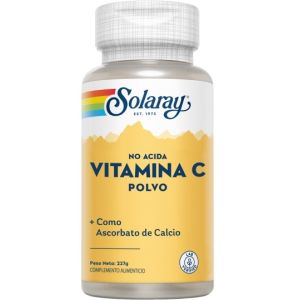 [076280609431] Vitamina C en Polvo "Ascorbato de Calcio" 227 Grs. (Solaray)