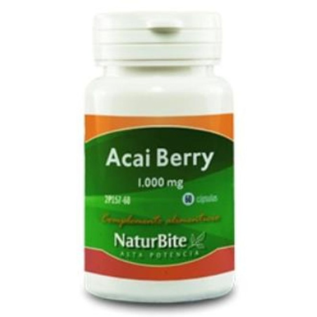 [8436583690260] Acai Berry 1000 mg. 60 Caps. (NaturBite)