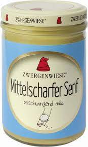 [4019736007005] Mostaza Medio Picante 160 Ml. (Zwergenwiese)
