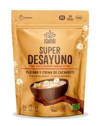[5600872802761] Super Desayuno Platano y Crema de Cacahuete 360 gr (Iswari)