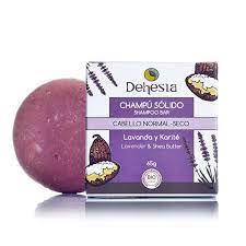 [8437017041443] Champu Solido Cabello Normal y Seco Lavanda y Karite Bio 65 Grs. (Dehesia)