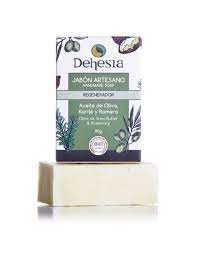 [8437017041436] Jabon Regenerador Aceite Oliva Karite y Romero 100 Grs. (Dehesia)