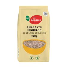 [8422584091557] Amaranto Hinchado Bio 100 Gr. (El Granero)