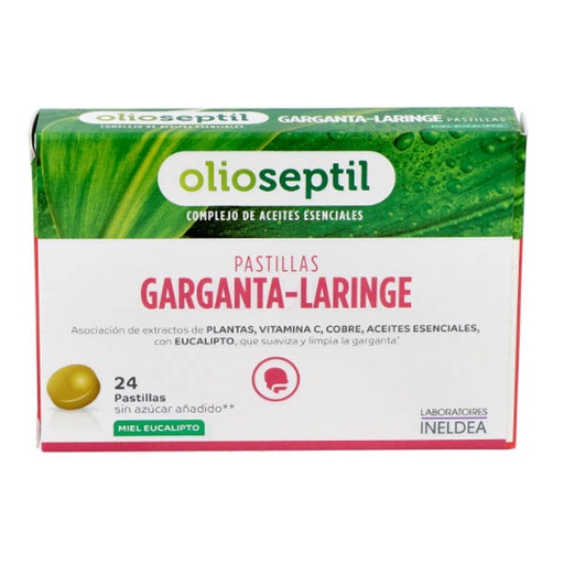 [3700225603259] Caramelos Olioseptil Garganta Miel Eucalipto Limon (Lab. Ineldea)