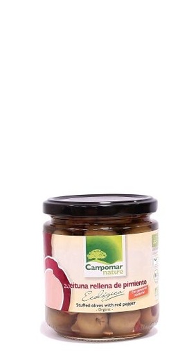 [8437006645737] Aceituna Rellena de Pimiento Rojo 350 Grs. (Campomar Nature)