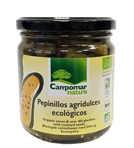 [8436530670734] Pepinillos Agridulce 350 Grs. (Campomar Nature)