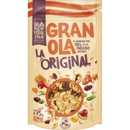 [8437016898017] Granola Original *Pasas,Avena,Nueces,Almendras,Etc* 400 Grs. (La Newyorkina)
