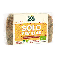 [8435037806769] Pan Solo Semillas S/harina S/Levadura Bio 300 gr (Sol Natural)