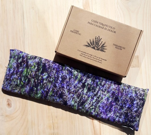 [X001Q27TYJ] Cojin Terapeutico con Semillas Trigo y Flores de Lavanda (Aromedi)