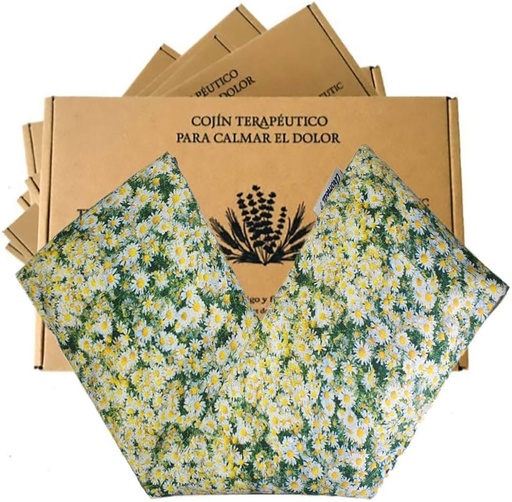 Cojin Terapeutico con Semillas Trigo Lavanda y Manzanilla (Aromedi) 