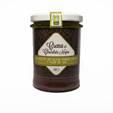 [8437008226002] Crema Untar Chocolate Negro Con Ceite de Oliva Y Flor de Sal 200 gr (Isabel)