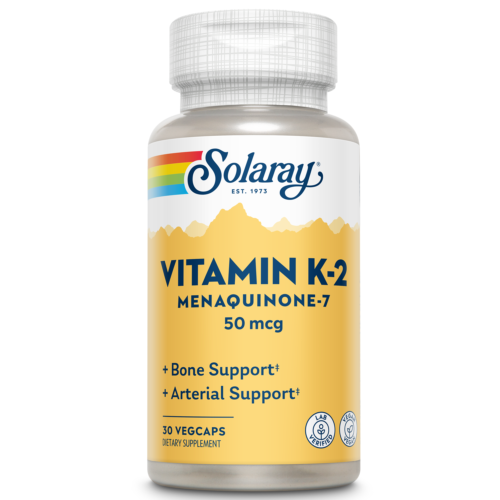 [076280390865] Vitamina K 2 (Menaquinone-7) 30 Caps. (Solaray)