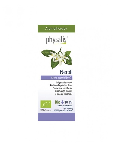 [5412360010738] Aceite Esencial Neroli 10 ml. Bio (Physalis) 