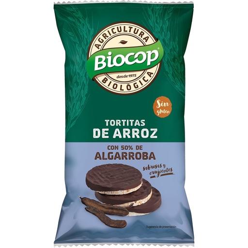 [8423903040232] Tortitas De Arroz C/ Algarroba Bio 100 Grs. (Biocop)