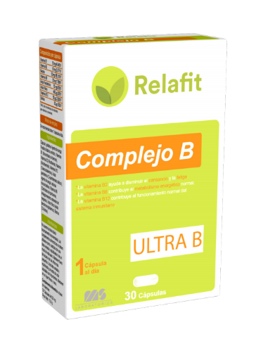 [8430517500007] Complejo Vit. B Ultra 30 Caps. (Relafit)
