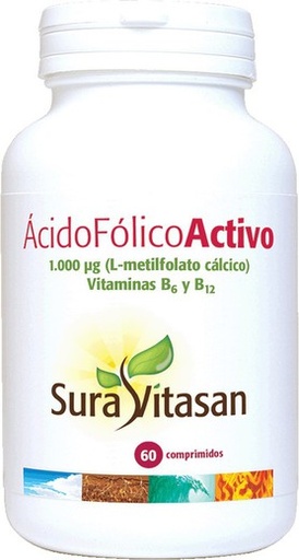 [628747120371] Acido Folico  Activo 60 Comp. (Suravitasan)