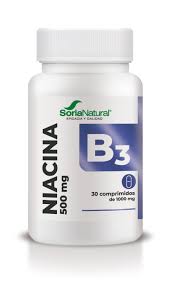 [8422947110390] Niacina Vitamina B3 30 Comp. 500 mg. (Soria Natural)