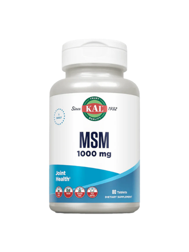 [021245864998] MSM pure 1000 mg.  80 Caps. (KAL) 