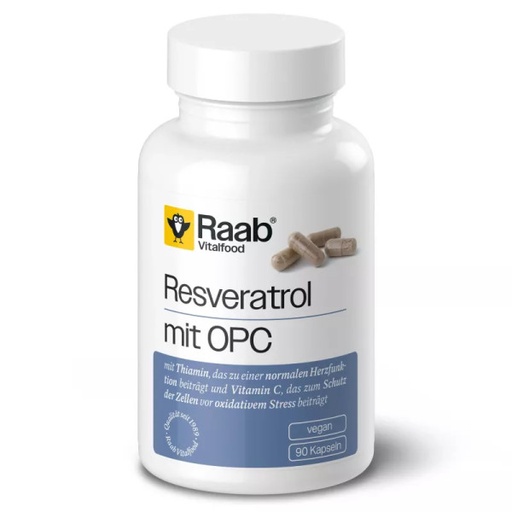 [4019839831064] Resveratrol con OPC 90 Caps. (Raab)
