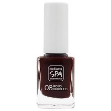 [8436619340305] Esmalte Uñas Rojo Burdeos 08 (Natura Spa)
