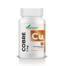 [8422947110444] Cobre 3 mg 60 Comp (Soria Natural)