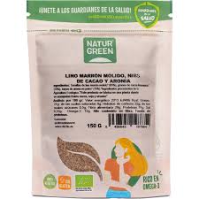 [8436542197854] Lino Marron, Nibs Cacao y Aronia Bio 150 Grs. (Naturgreen)